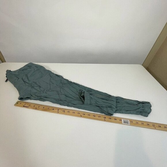 Sundance Womens Drawstring Casual Jogger Pants Green Size S Zipped Hem Mid Rise - Picture 11 of 11